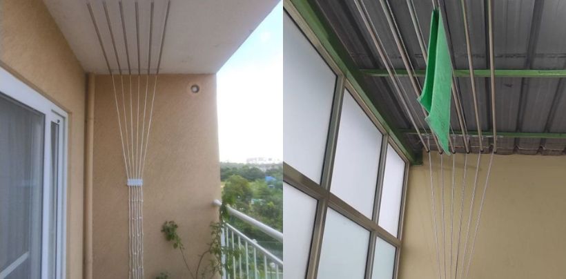 Ceilling Cloth Hangers | Call 8530237689  for Installation 