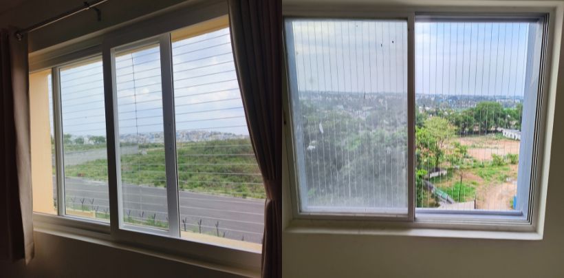 Invisible Grill for Windows | Call 8530237689  for Installation 