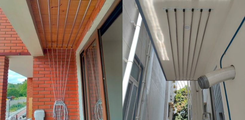 Pull & Dry Cloth Hangers Installation | Call 8530237689  for Installation 