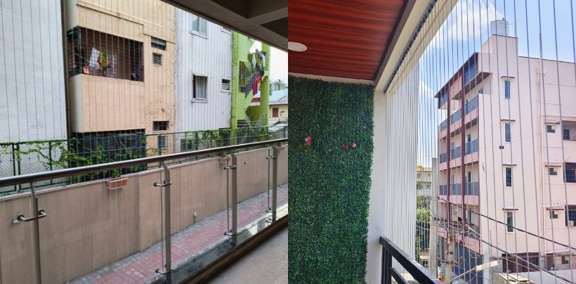 Stainless Steel Invisible Grill | Call 8530237689  for Installation 